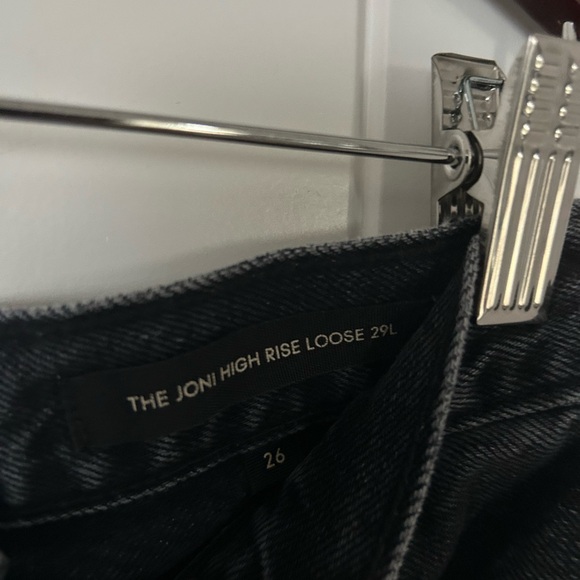 Denim Forum High Rise Distressed Black Jeans - Picture 4 of 4